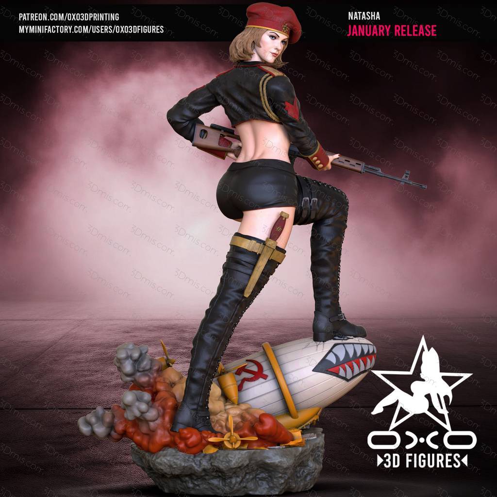 OXO3D 漫威 娜塔莎·罗曼诺夫