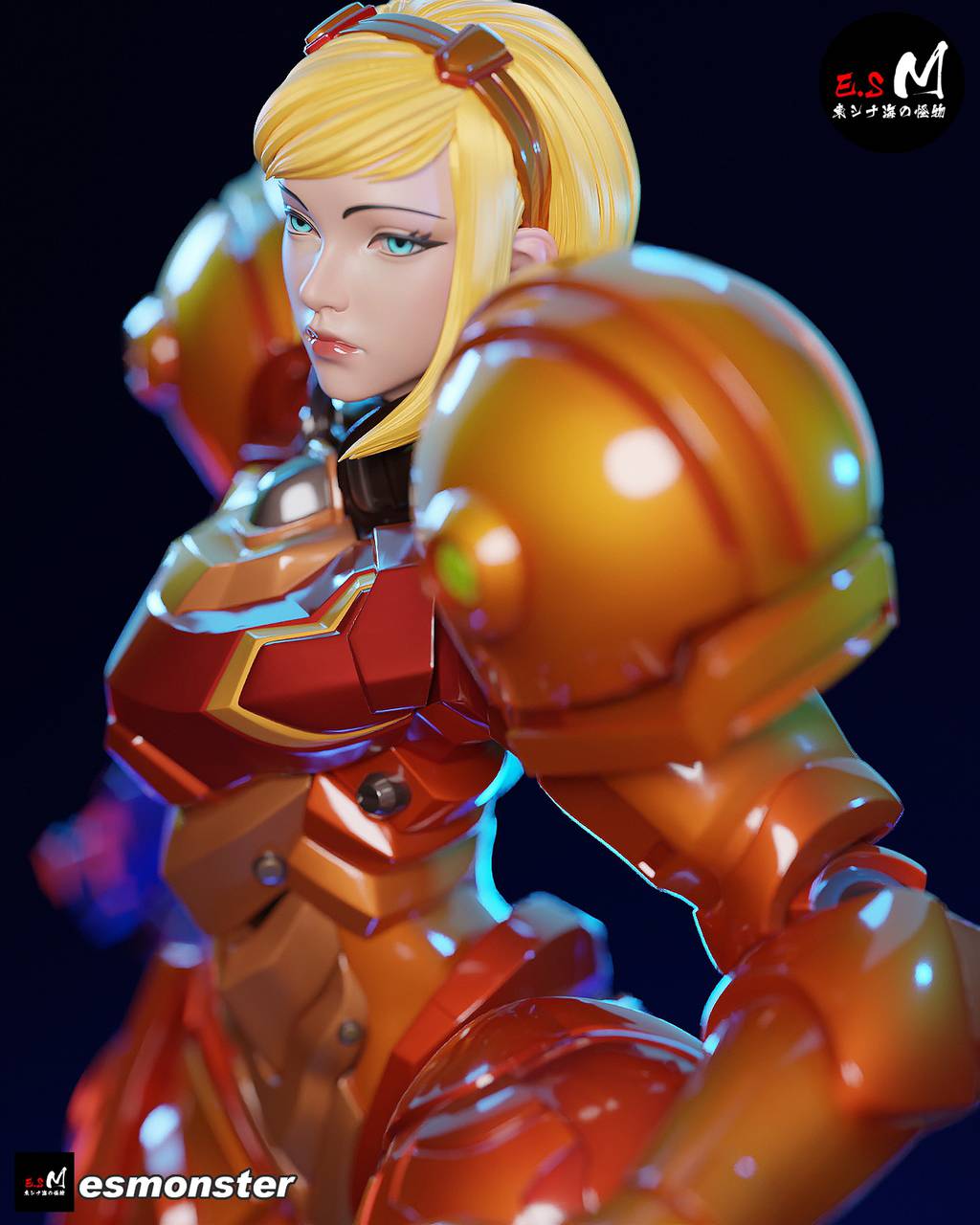 P站图纸印象馆 ESMonster 银河战士 萨姆斯·阿兰 ESMonster 银河战士 萨姆斯·阿兰