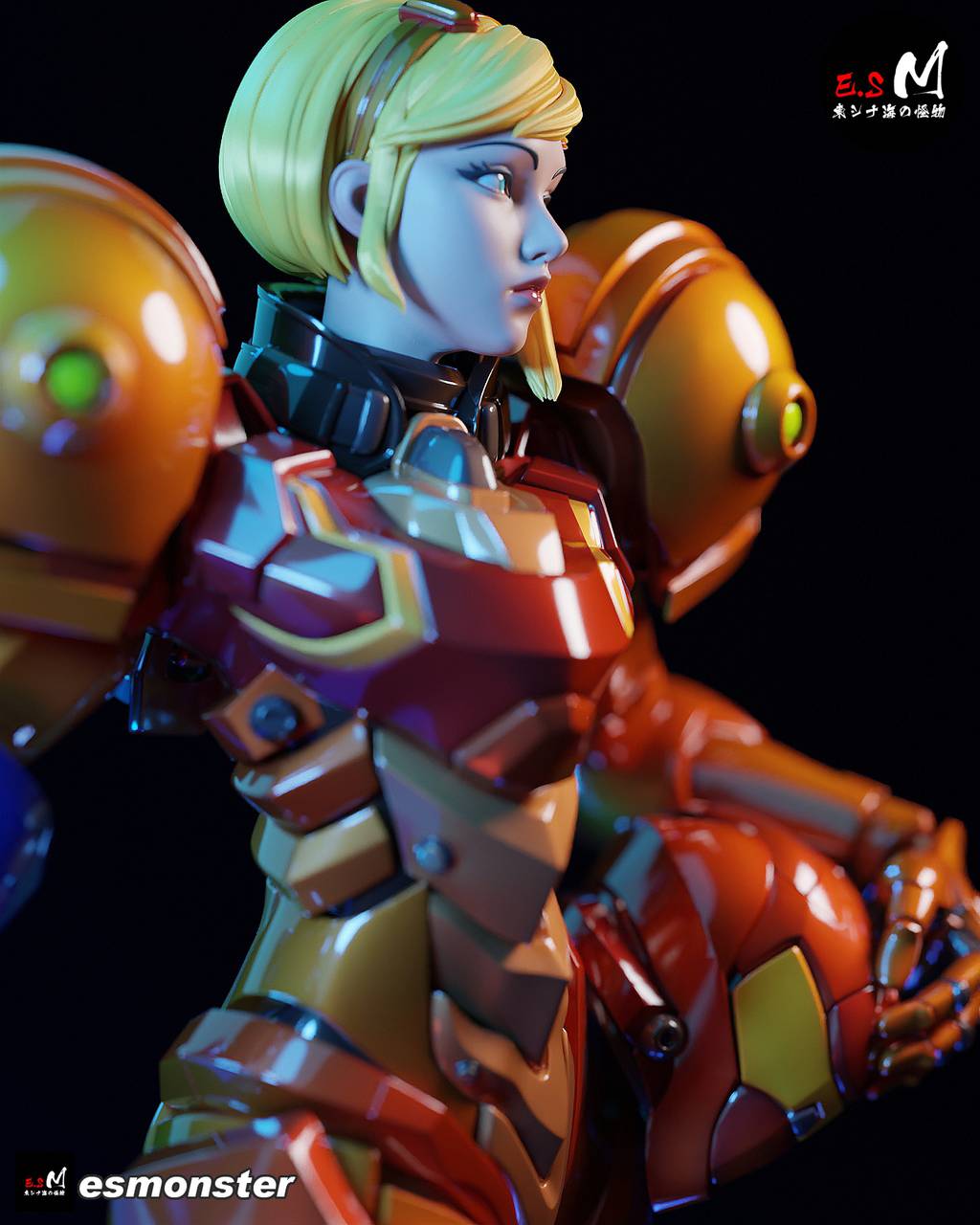 P站图纸印象馆 ESMonster 银河战士 萨姆斯·阿兰 ESMonster 银河战士 萨姆斯·阿兰