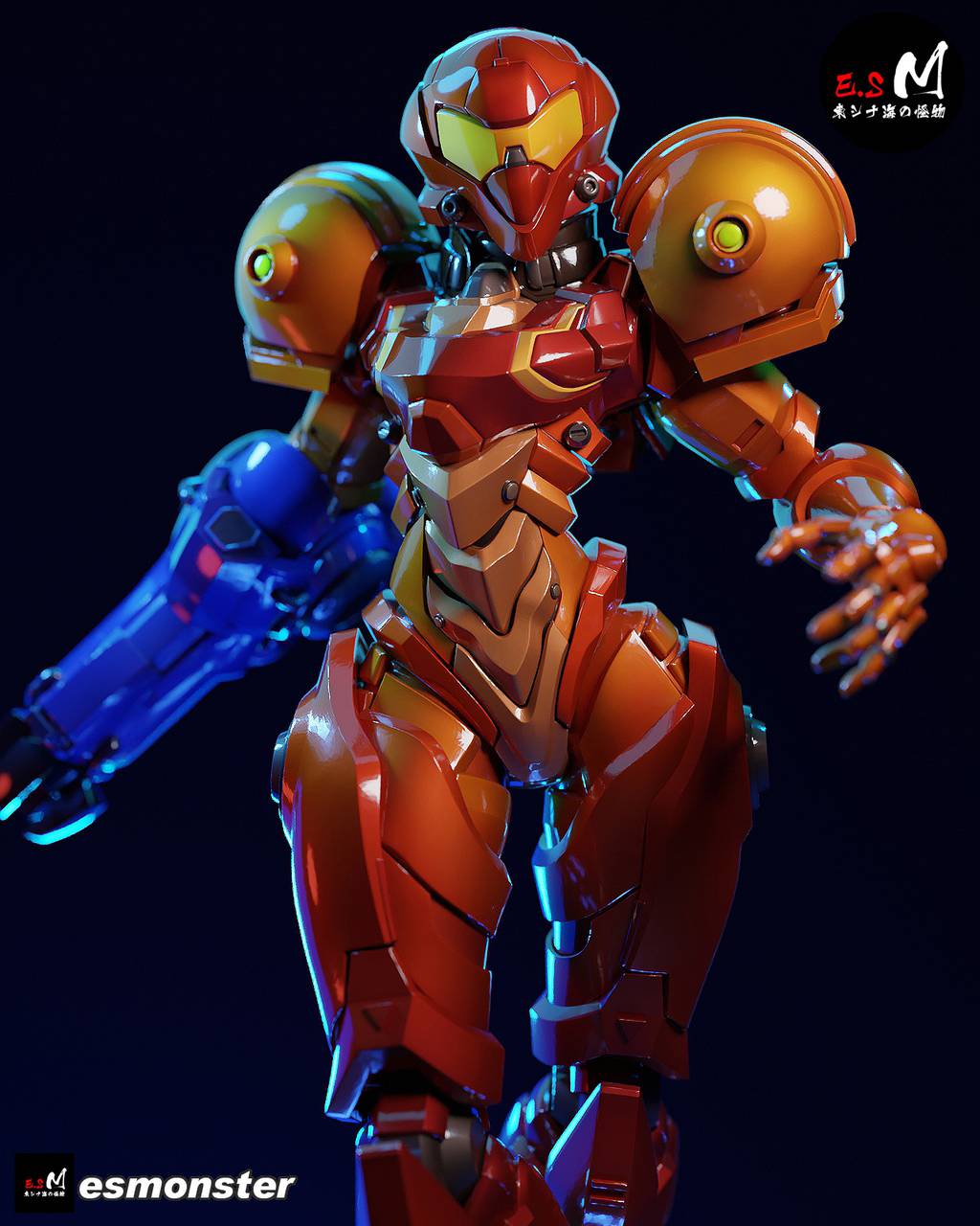 P站图纸印象馆 ESMonster 银河战士 萨姆斯·阿兰 ESMonster 银河战士 萨姆斯·阿兰