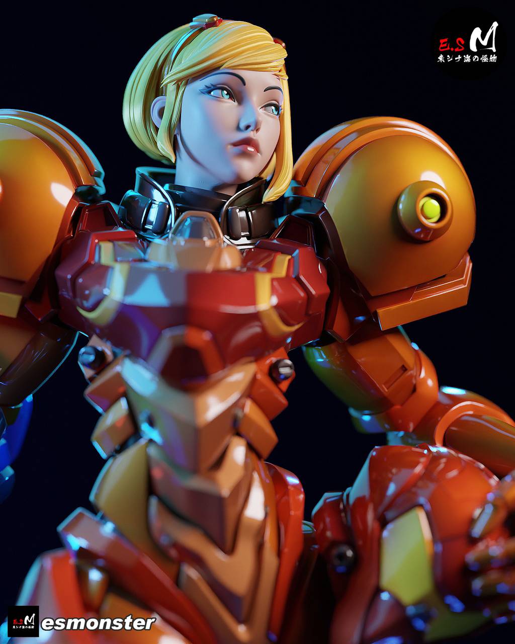 P站图纸印象馆 ESMonster 银河战士 萨姆斯·阿兰 ESMonster 银河战士 萨姆斯·阿兰