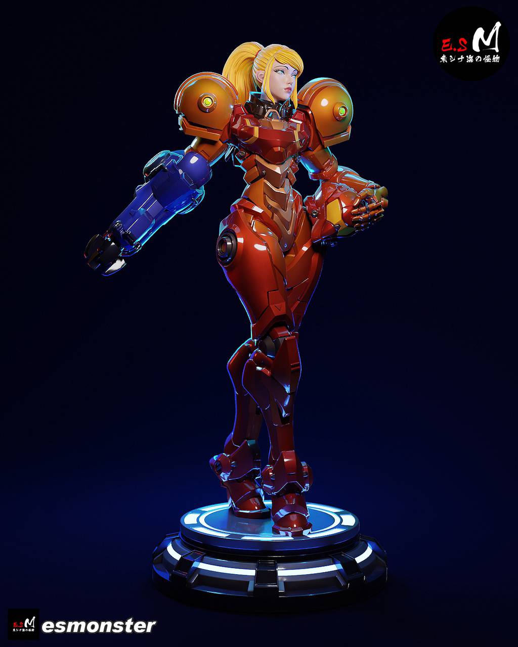 P站图纸印象馆 ESMonster 银河战士 萨姆斯·阿兰 ESMonster 银河战士 萨姆斯·阿兰