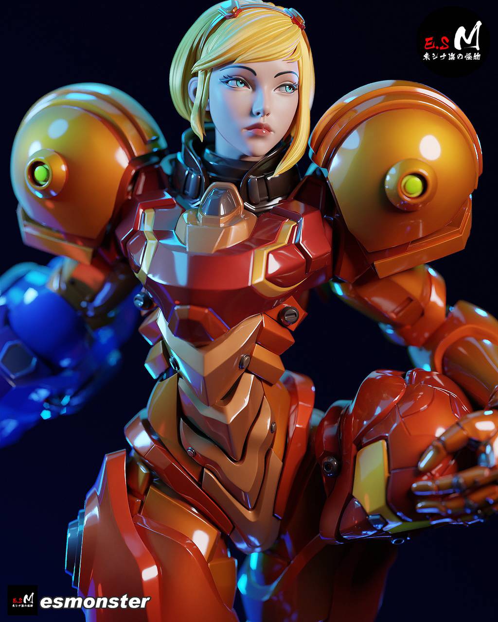 P站图纸印象馆 ESMonster 银河战士 萨姆斯·阿兰 ESMonster 银河战士 萨姆斯·阿兰