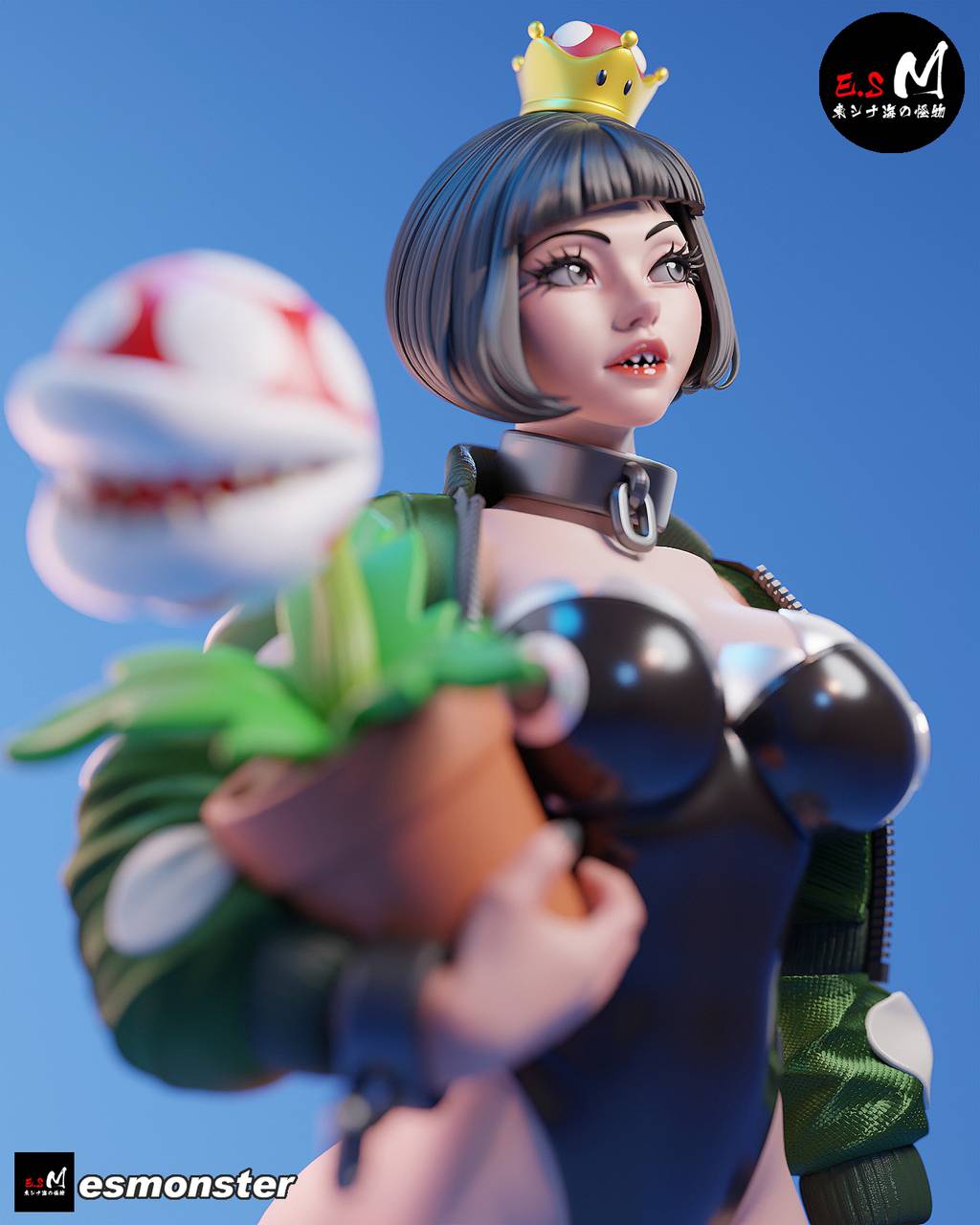 P站图纸印象馆 ESMonster 超级马里奥 链咬兽 ESMonster 超级马里奥 链咬兽