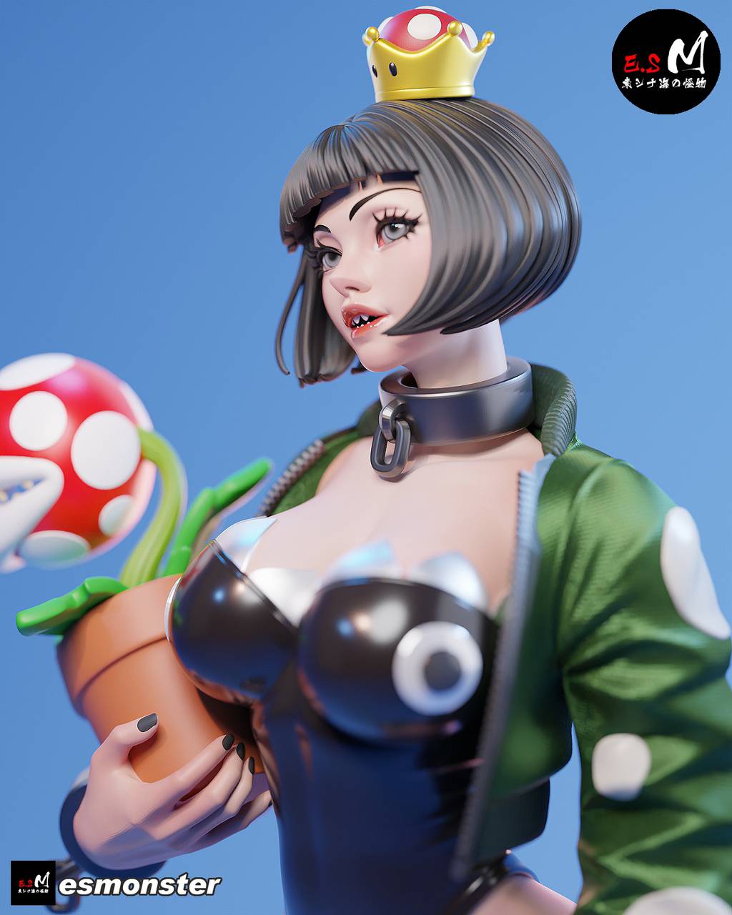 P站图纸印象馆 ESMonster 超级马里奥 链咬兽 ESMonster 超级马里奥 链咬兽