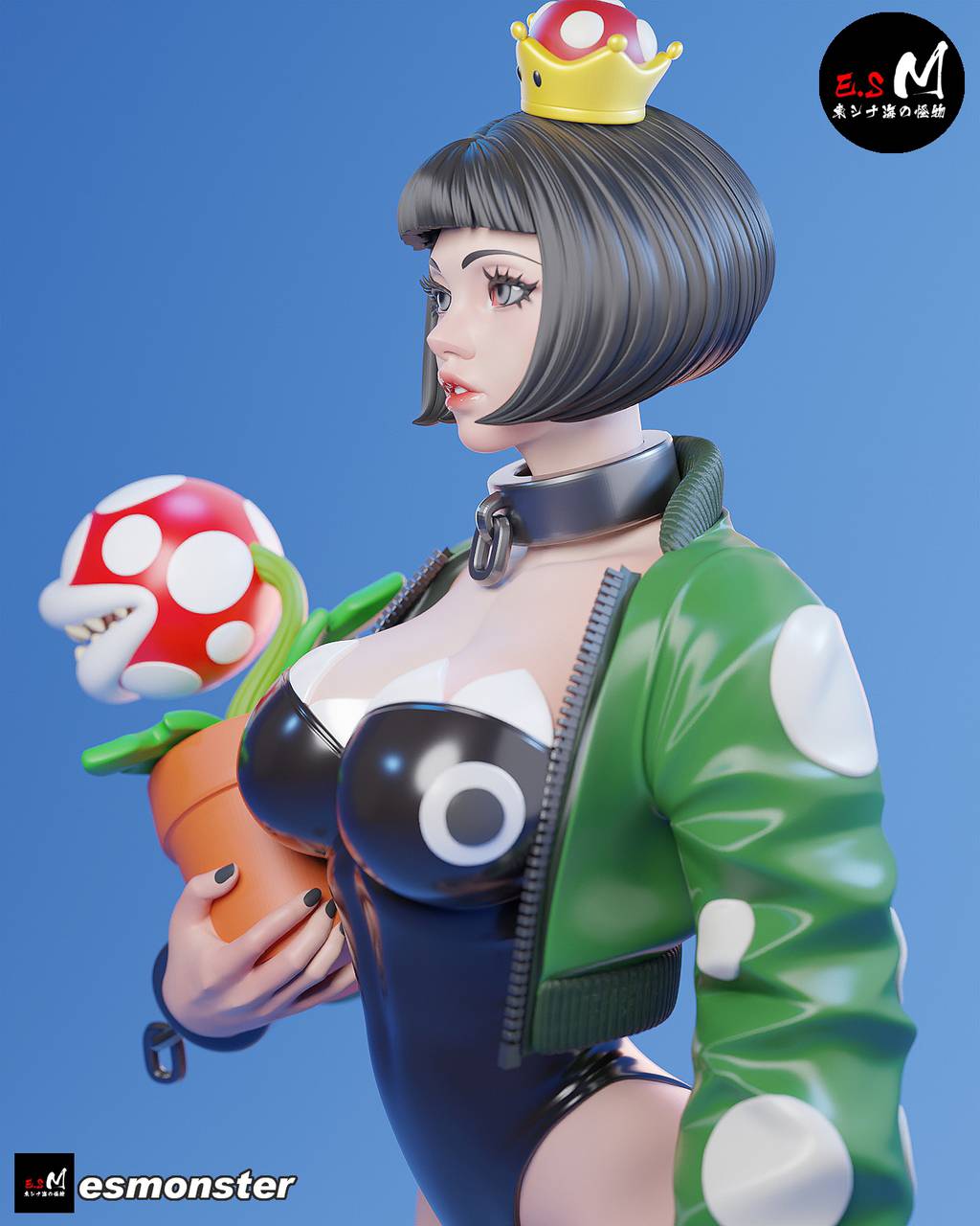 P站图纸印象馆 ESMonster 超级马里奥 链咬兽 ESMonster 超级马里奥 链咬兽