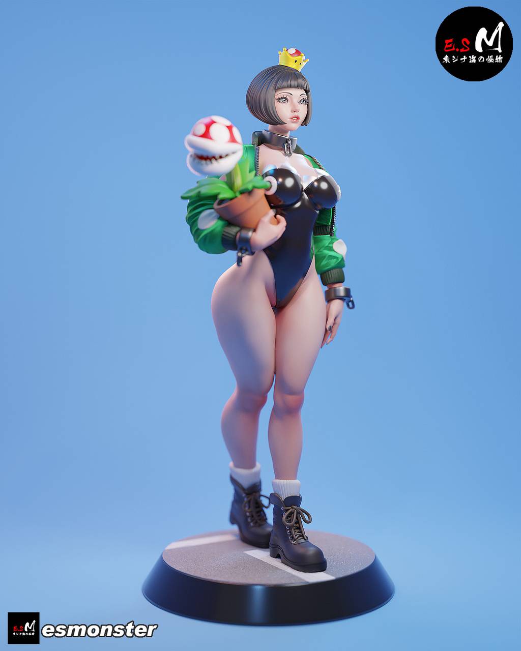 P站图纸印象馆 ESMonster 超级马里奥 链咬兽 ESMonster 超级马里奥 链咬兽