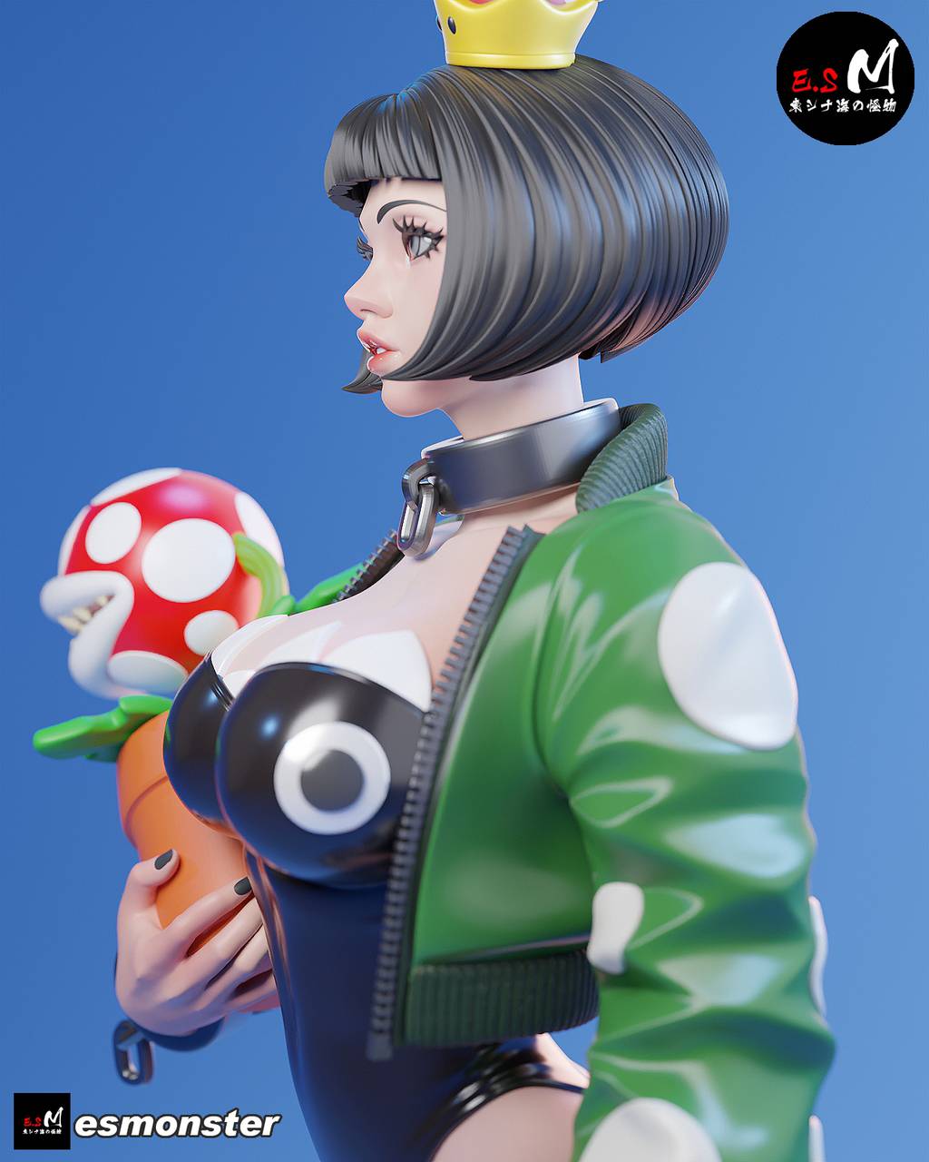 P站图纸印象馆 ESMonster 超级马里奥 链咬兽 ESMonster 超级马里奥 链咬兽