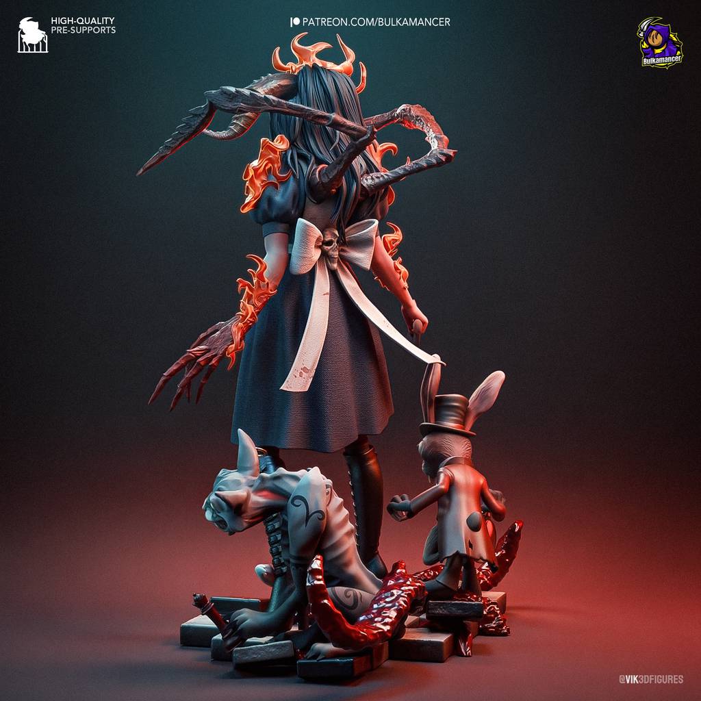 P站图纸印象馆 Bulkamancer 爱丽丝梦游魔境 爱丽丝 Bulkamancer 爱丽丝梦游魔境 爱丽丝