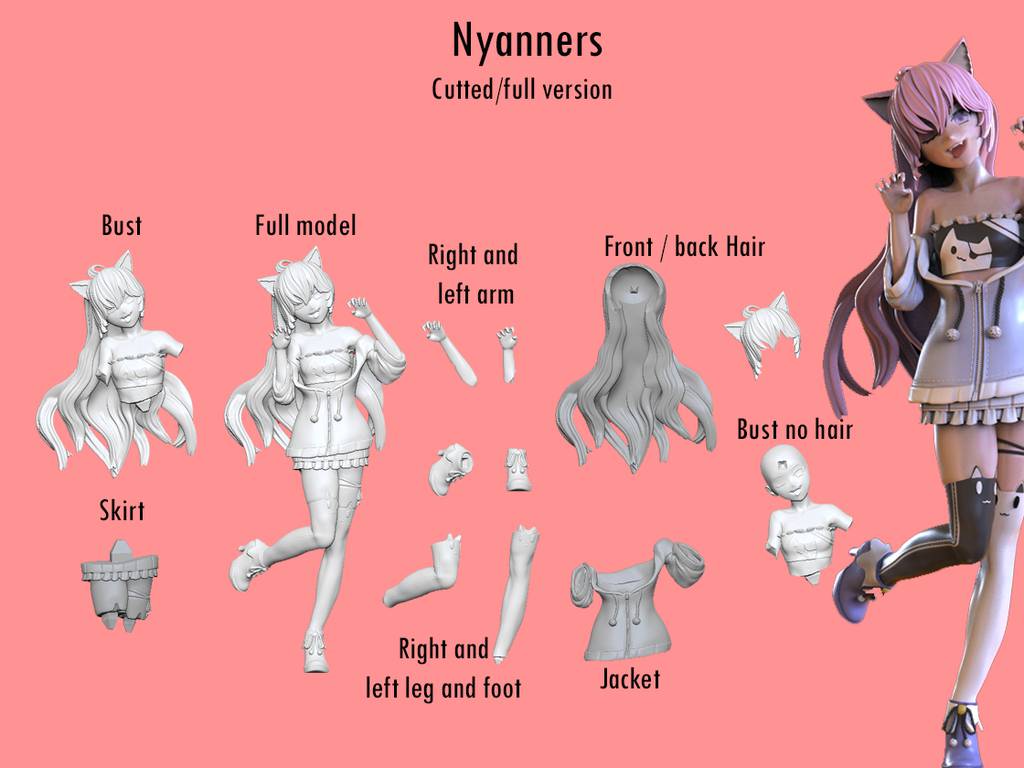 P站图纸印象馆 ANIME GIRLS 喵娜丝 ANIME GIRLS 喵娜丝