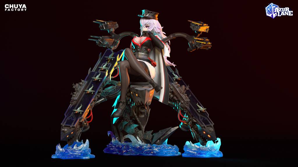 P站图纸印象馆 Chuya Factory 碧蓝航线 齐柏林伯爵 Chuya Factory 碧蓝航线 齐柏林伯爵