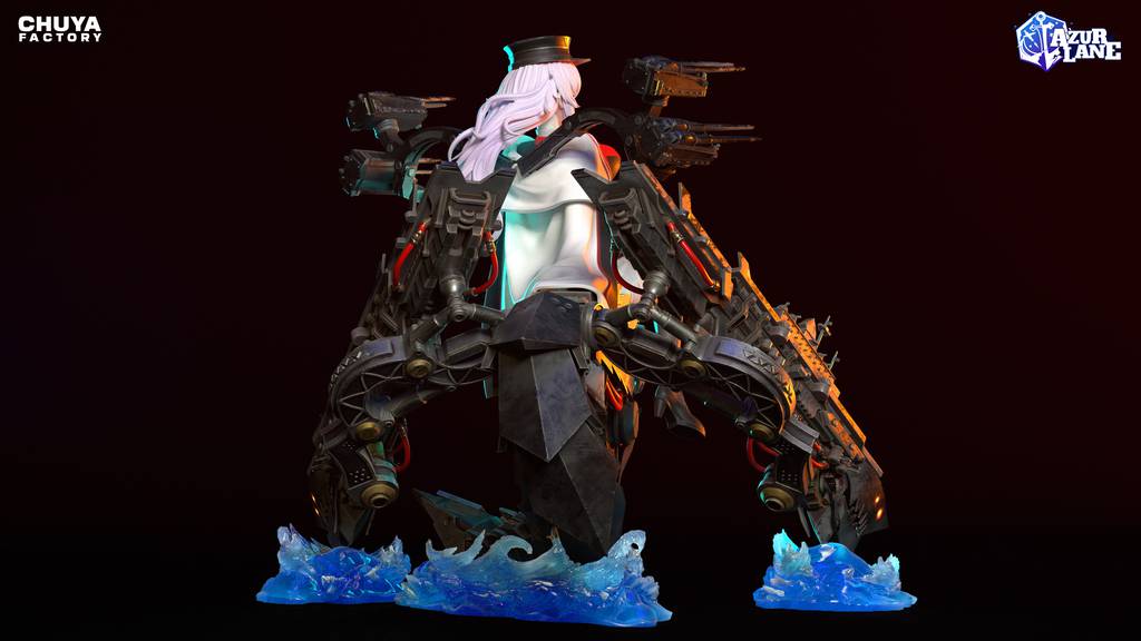 P站图纸印象馆 Chuya Factory 碧蓝航线 齐柏林伯爵 Chuya Factory 碧蓝航线 齐柏林伯爵