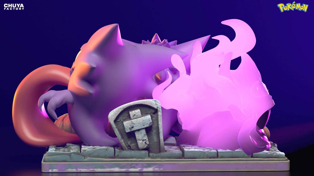 P站图纸印象馆 Chuya Factory 精灵宝可梦 万圣节耿鬼 Chuya Factory 精灵宝可梦 万圣节耿鬼