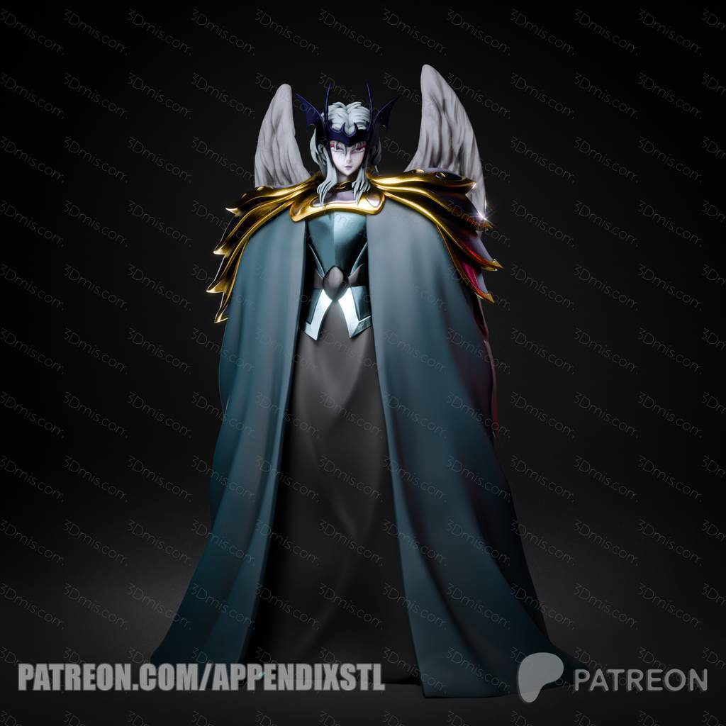 P站图纸印象馆 圣斗士星矢 路西法 圣斗士星矢 路西法