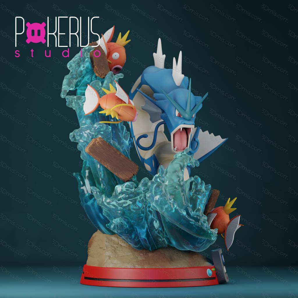 P站图纸印象馆 Pokerus Studio 精灵宝可梦 暴鲤龙 Pokerus Studio 精灵宝可梦 暴鲤龙