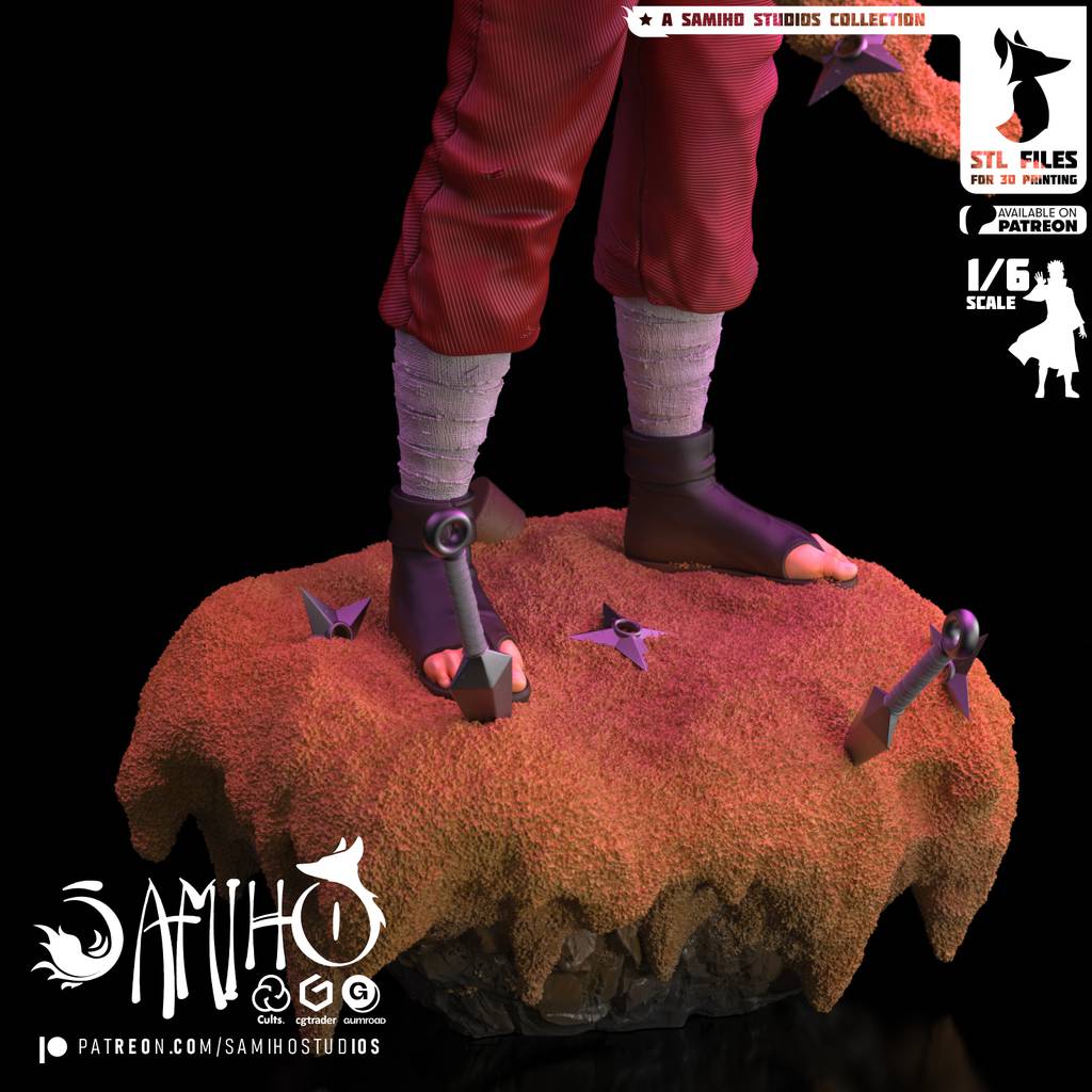 P站图纸印象馆 Samiho 火影忍者 我爱罗 Samiho 火影忍者 我爱罗