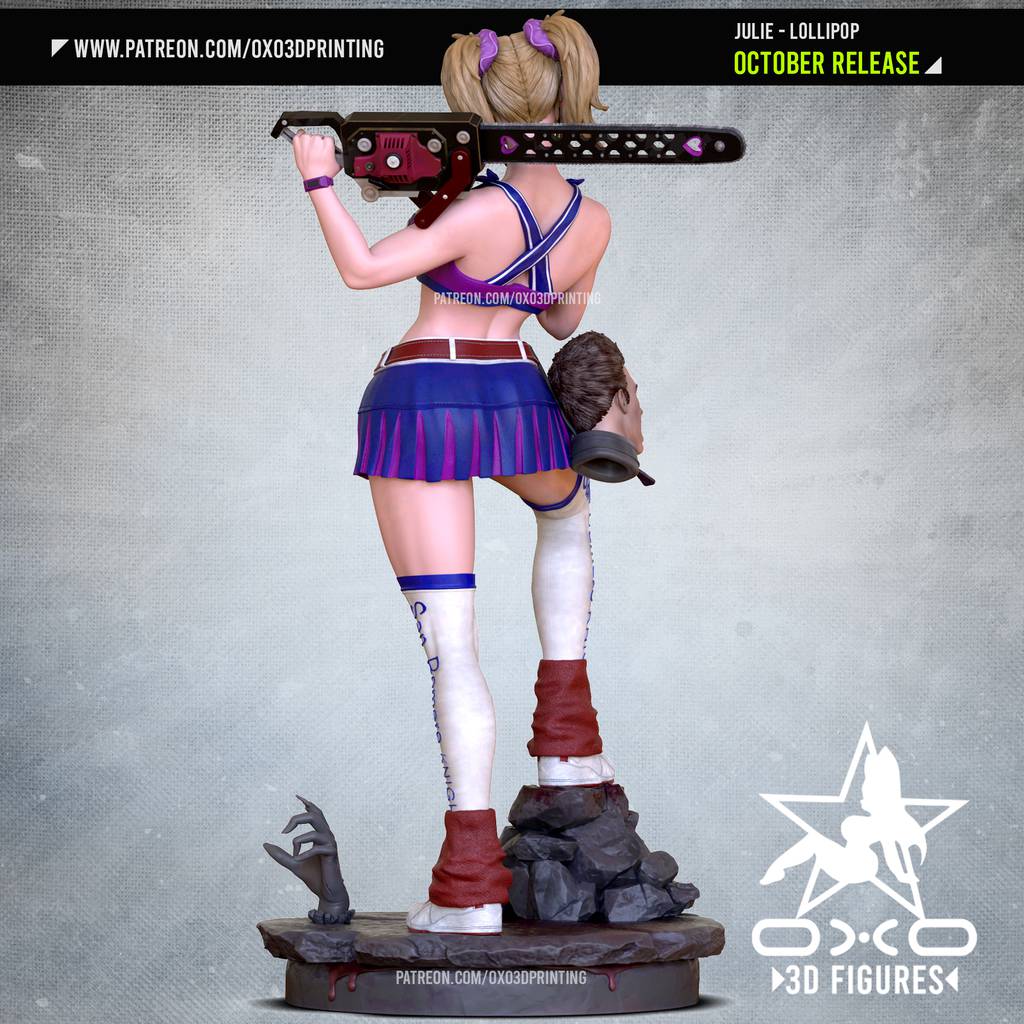 P站图纸印象馆 OXO3D 电锯糖心 朱丽叶·史达琳 OXO3D 电锯糖心 朱丽叶·史达琳