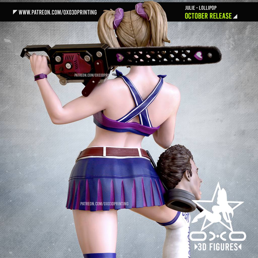 P站图纸印象馆 OXO3D 电锯糖心 朱丽叶·史达琳 OXO3D 电锯糖心 朱丽叶·史达琳