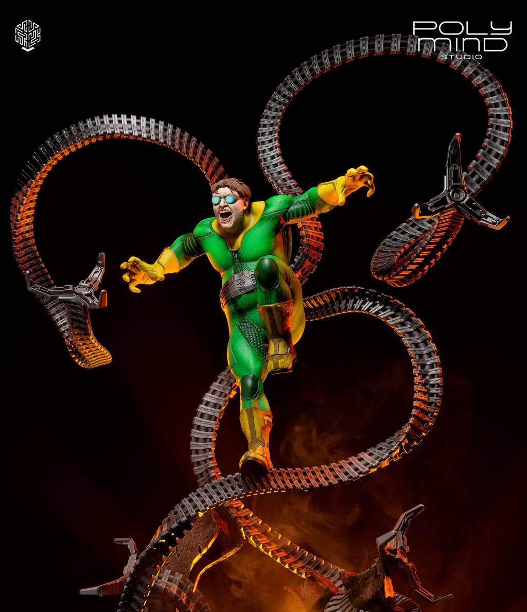 P站图纸印象馆 PolyMind 漫威 章鱼博士 PolyMind 漫威 章鱼博士