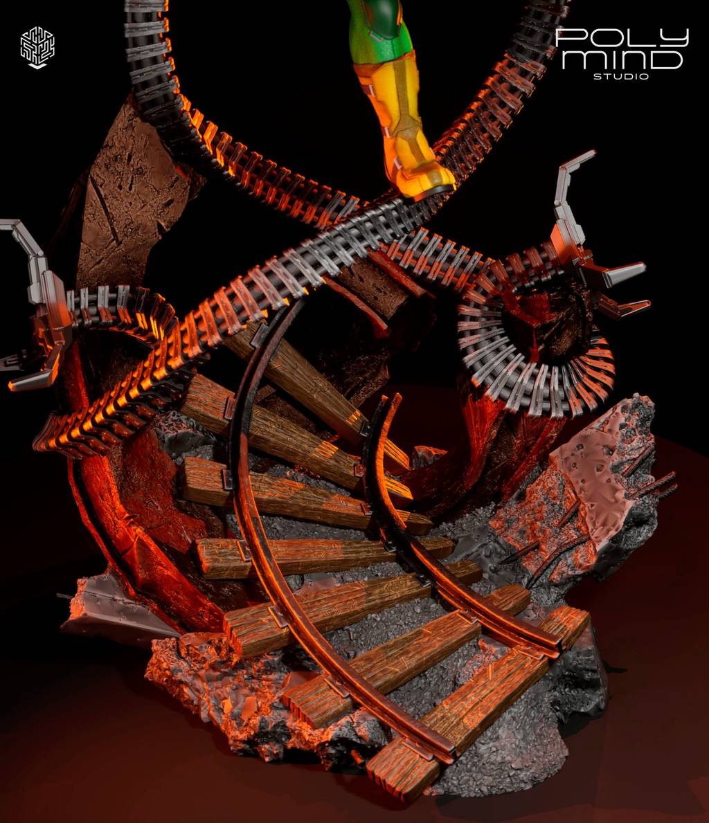 P站图纸印象馆 PolyMind 漫威 章鱼博士 PolyMind 漫威 章鱼博士