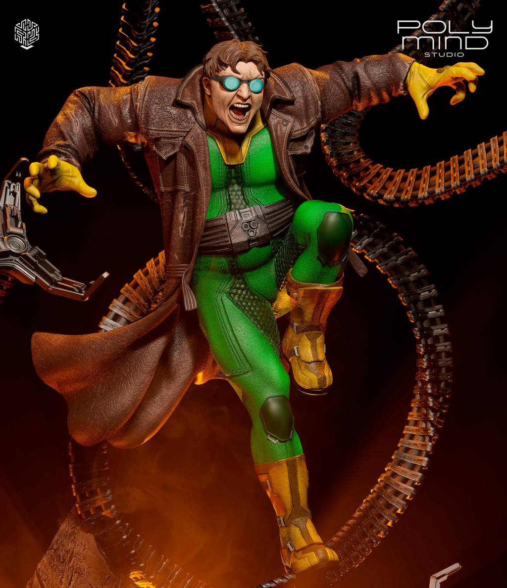 P站图纸印象馆 PolyMind 漫威 章鱼博士 PolyMind 漫威 章鱼博士