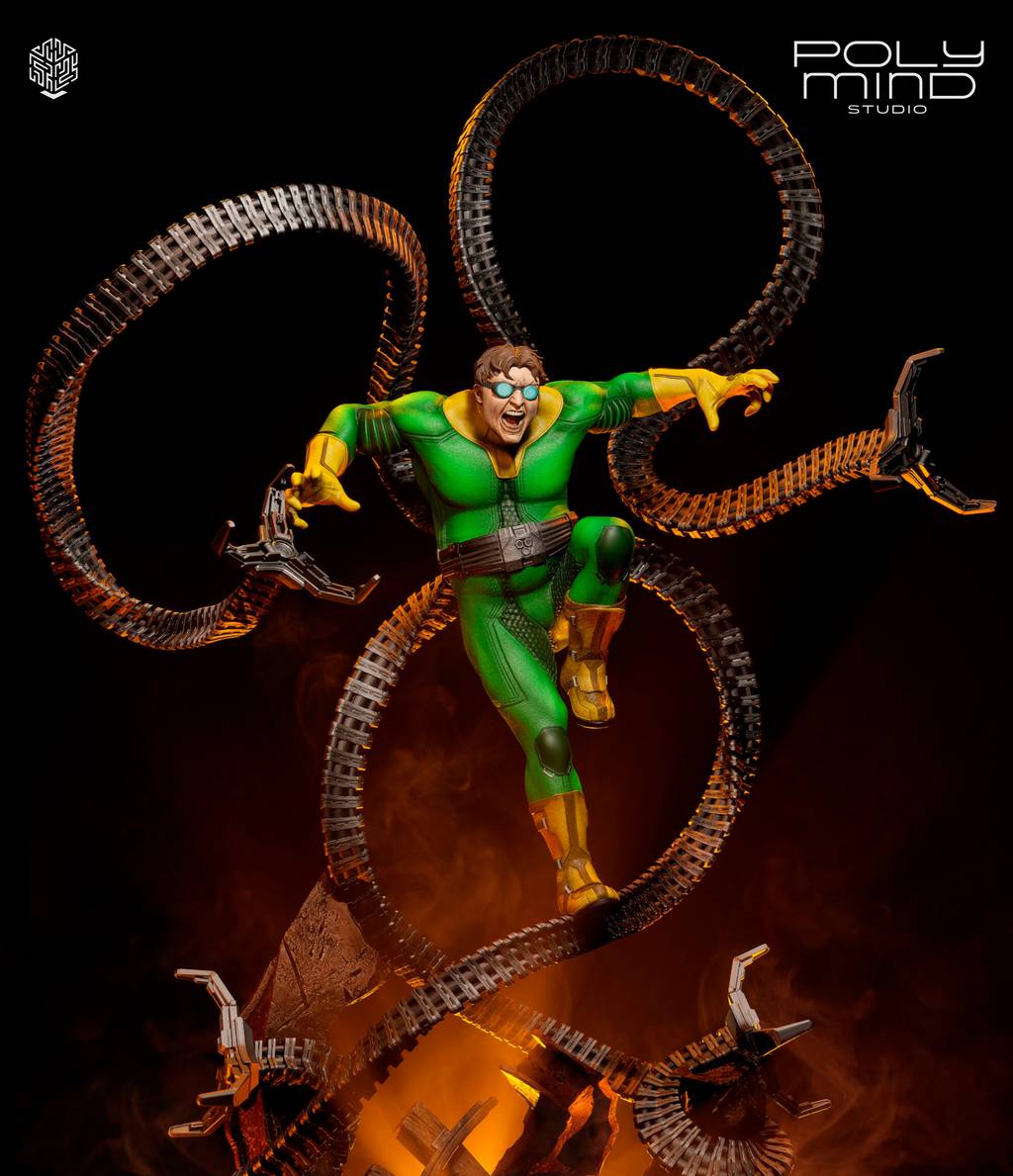 P站图纸印象馆 PolyMind 漫威 章鱼博士 PolyMind 漫威 章鱼博士