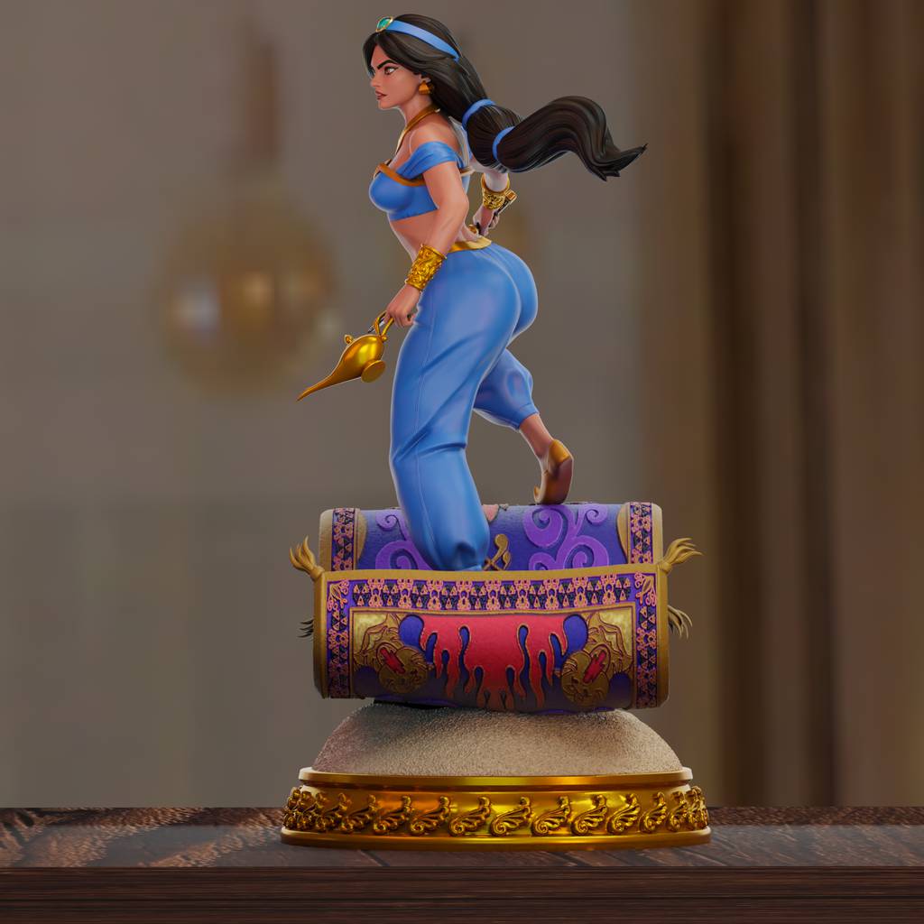 P站图纸印象馆 BrunoArt3D 阿拉丁神灯 茉莉公主 BrunoArt3D 阿拉丁神灯 茉莉公主