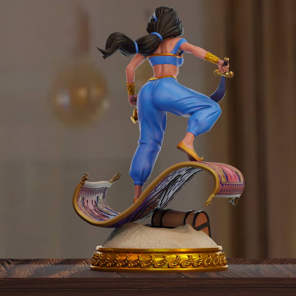 P站图纸印象馆 BrunoArt3D 阿拉丁神灯 茉莉公主 BrunoArt3D 阿拉丁神灯 茉莉公主