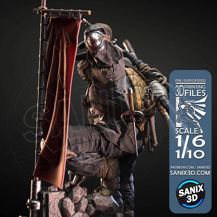 P站图纸印象馆 Sanix3d 忍者神龟 最后的浪人 Sanix3d 忍者神龟 最后的浪人