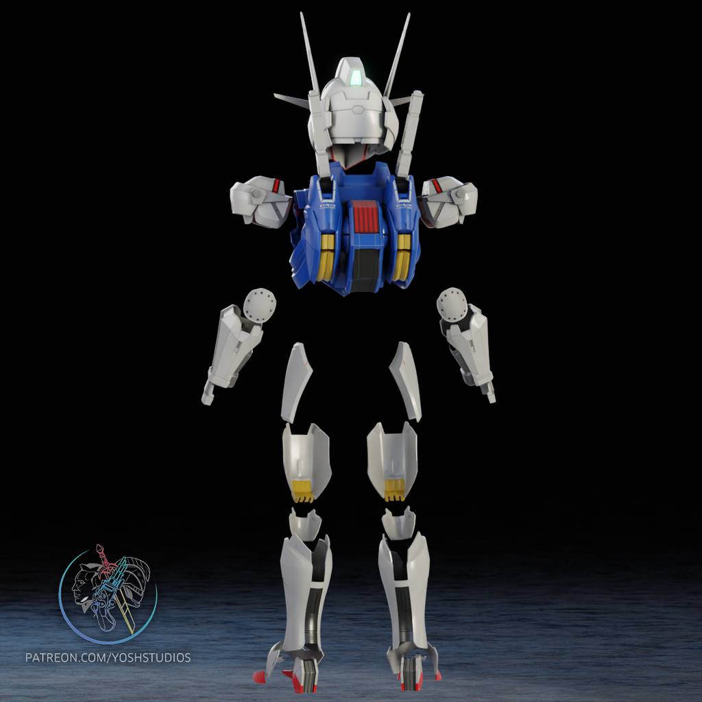 P站图纸印象馆 Yosh 高达全身套装 Yosh 高达全身套装