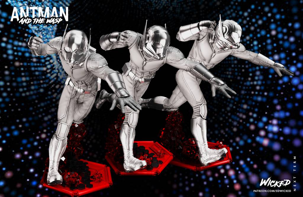 P站图纸印象馆 3DWicked 漫威 蚁人 3DWicked 漫威 蚁人