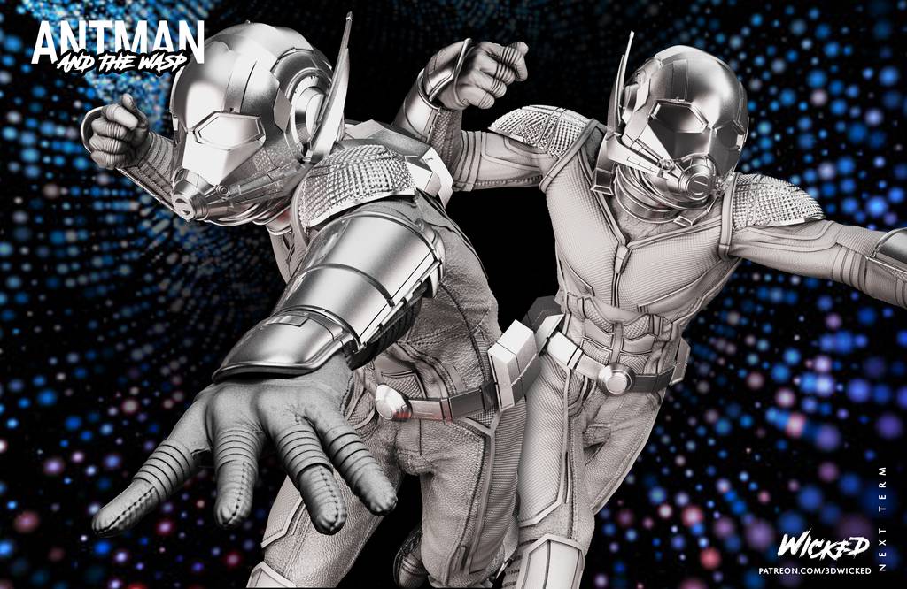 P站图纸印象馆 3DWicked 漫威 蚁人 3DWicked 漫威 蚁人