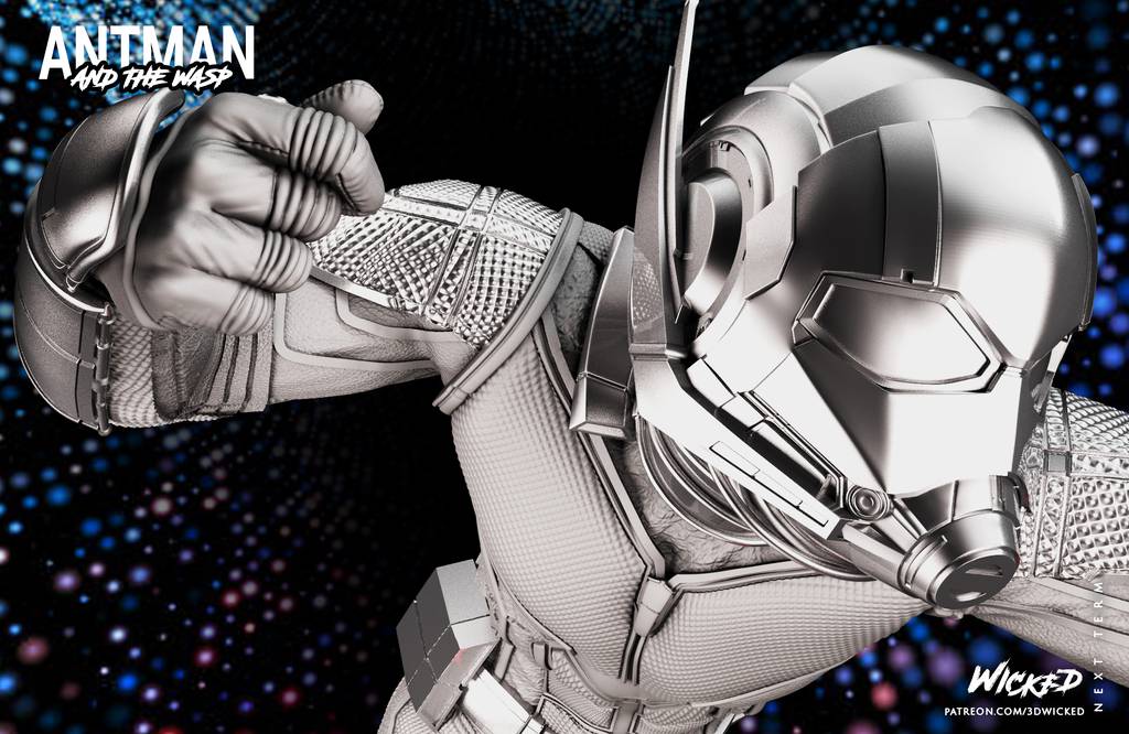 P站图纸印象馆 3DWicked 漫威 蚁人 3DWicked 漫威 蚁人