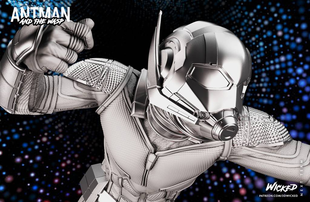 P站图纸印象馆 3DWicked 漫威 蚁人 3DWicked 漫威 蚁人