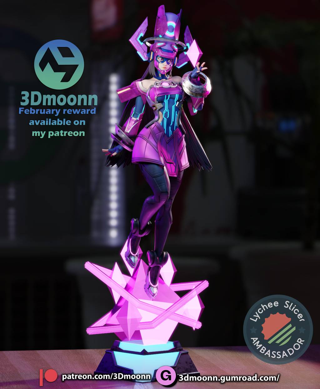 P站图纸印象馆 3Dmoonn 漫威 吞妹 迦娜塔 3Dmoonn 漫威 吞妹 迦娜塔