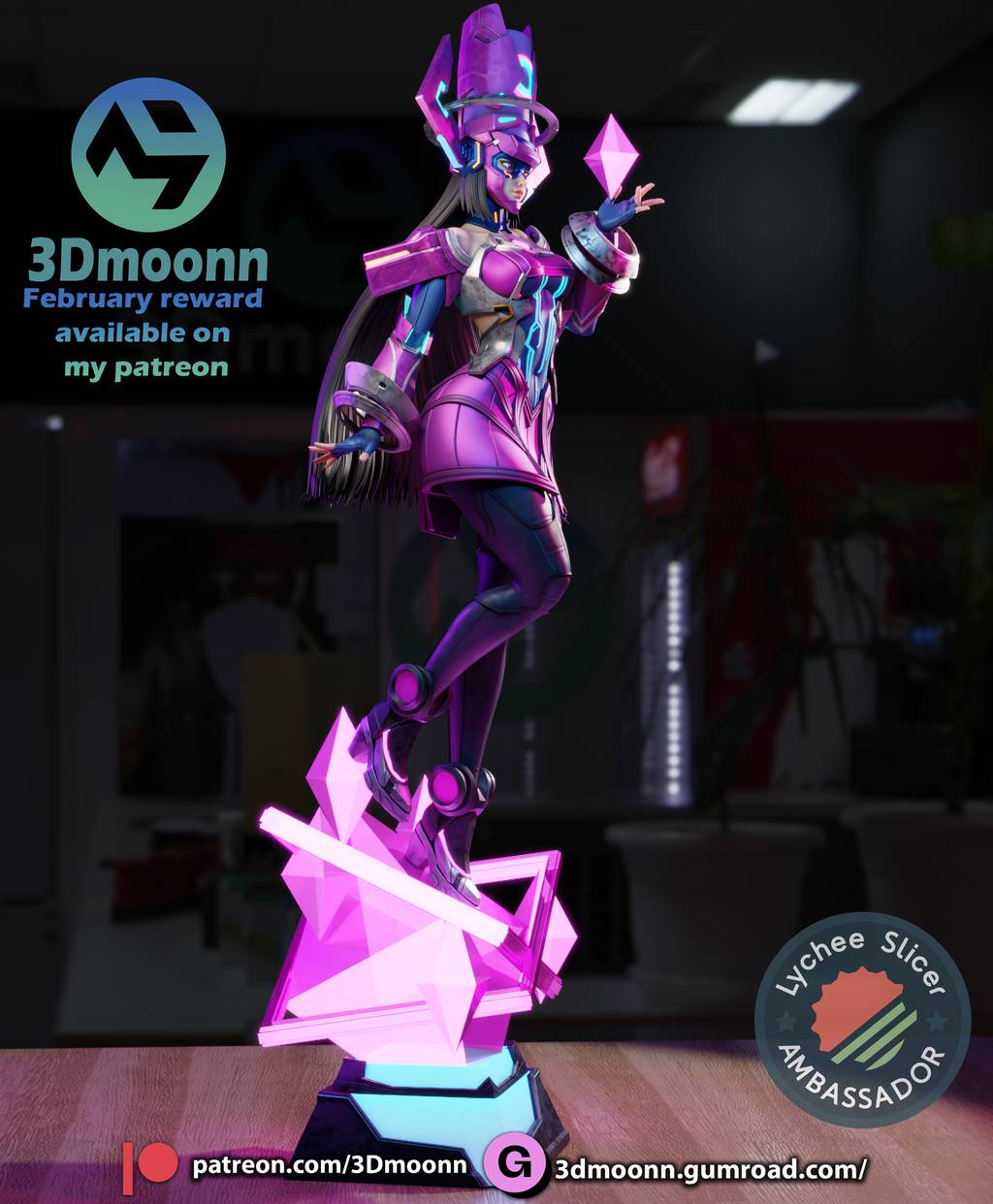 P站图纸印象馆 3Dmoonn 漫威 吞妹 迦娜塔 3Dmoonn 漫威 吞妹 迦娜塔