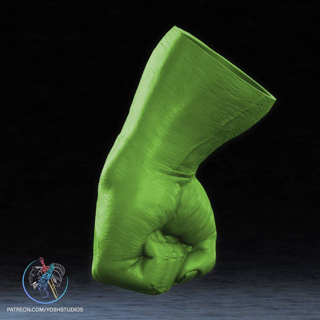 P站图纸印象馆 Yosh 漫威 绿巨人拳套 Yosh 漫威 绿巨人拳套