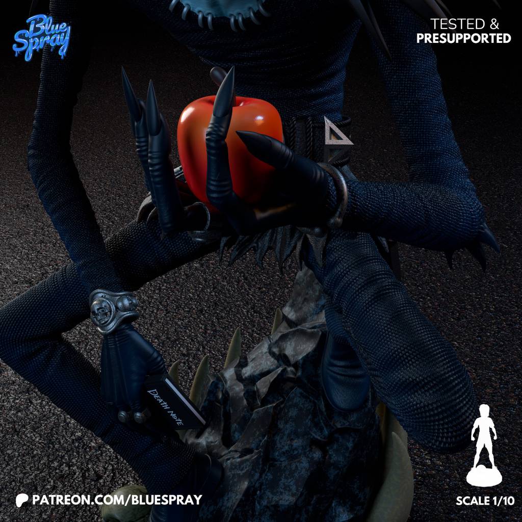 P站图纸印象馆 Blue Spray 死亡笔记 死神硫克 Blue Spray 死亡笔记 死神硫克