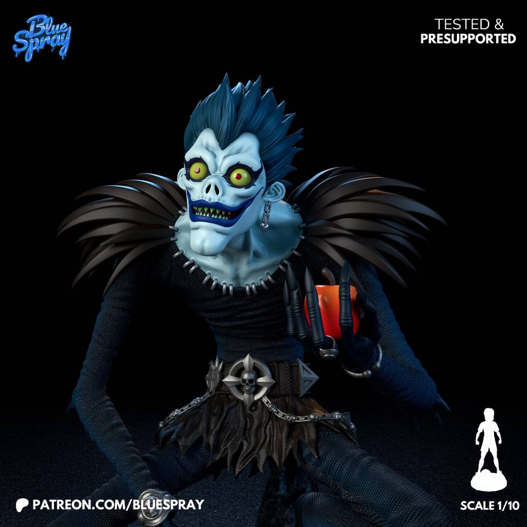 P站图纸印象馆 Blue Spray 死亡笔记 死神硫克 Blue Spray 死亡笔记 死神硫克