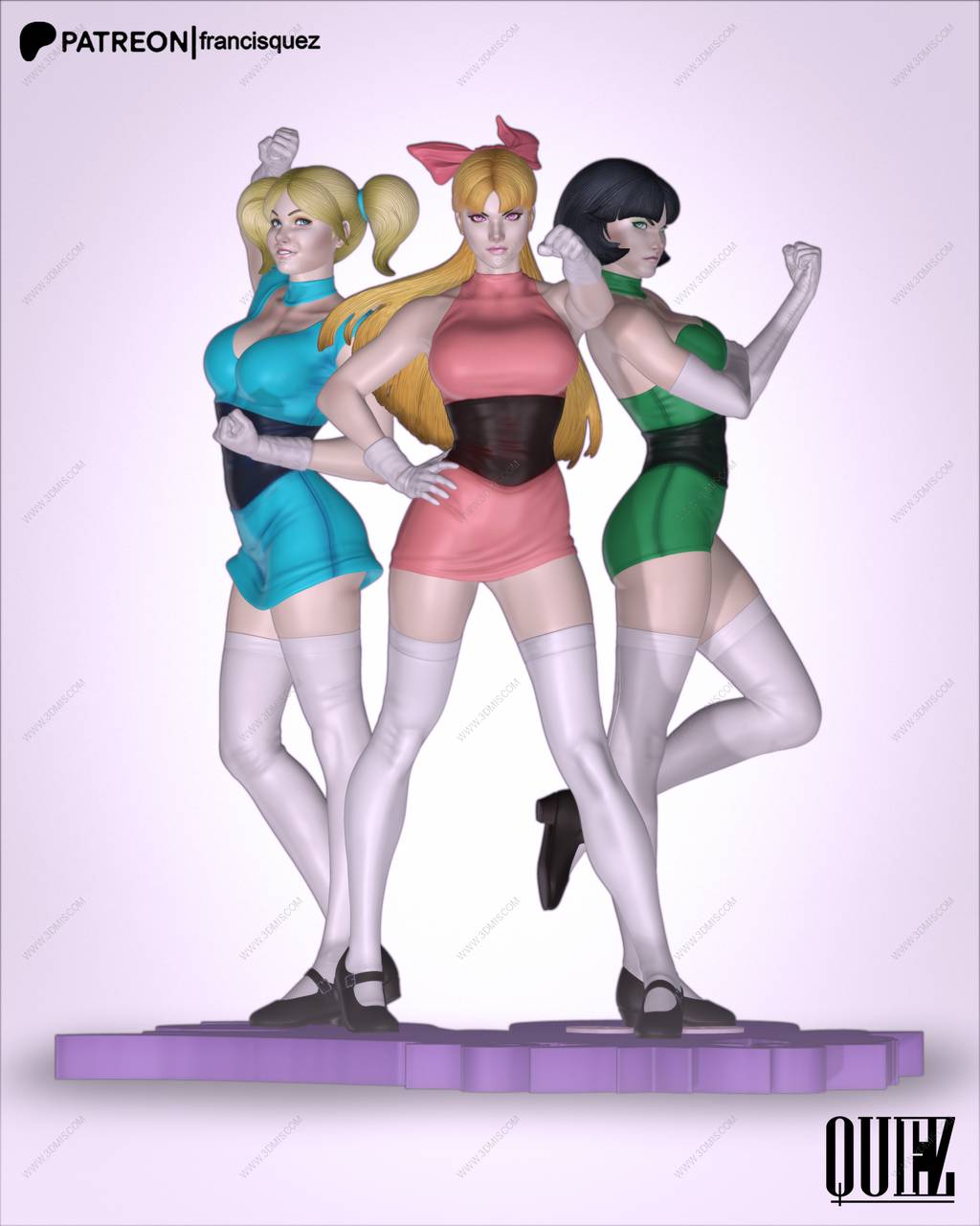 P站图纸印象馆 Francis Quez 飞天小女警 Francis Quez 飞天小女警