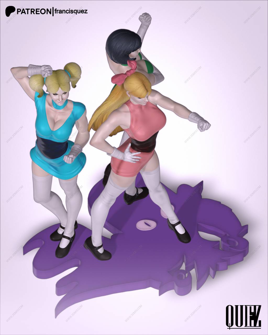 P站图纸印象馆 Francis Quez 飞天小女警 Francis Quez 飞天小女警