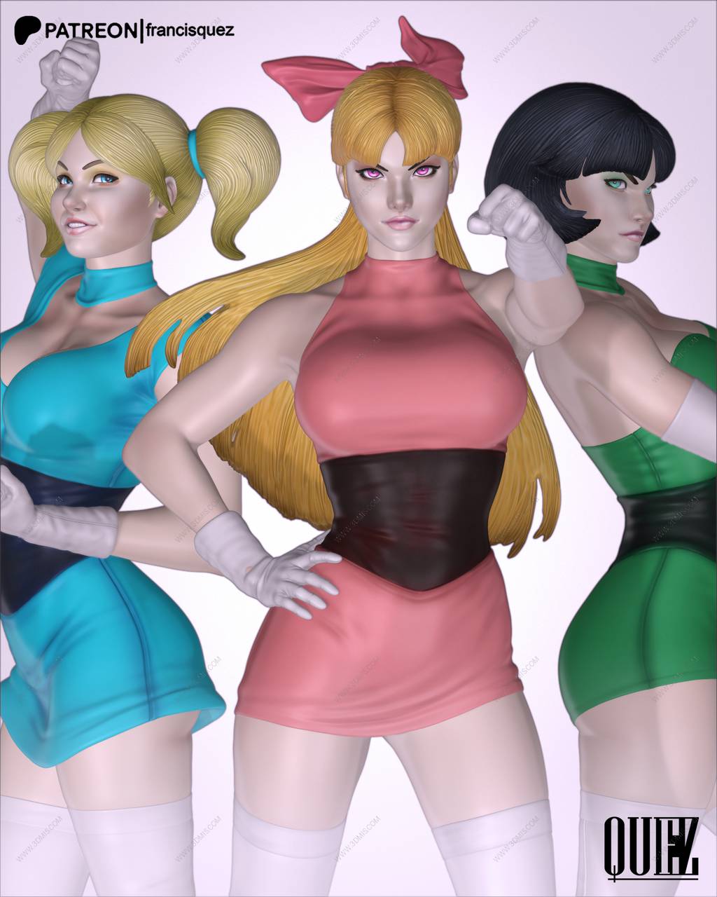 P站图纸印象馆 Francis Quez 飞天小女警 Francis Quez 飞天小女警