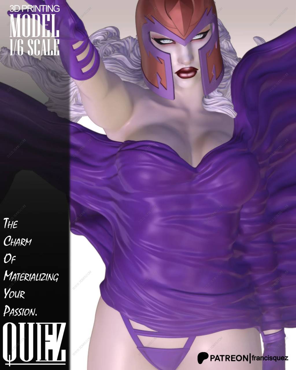 P站图纸印象馆 Francis Quez 漫威 万磁王 Francis Quez 漫威 万磁王