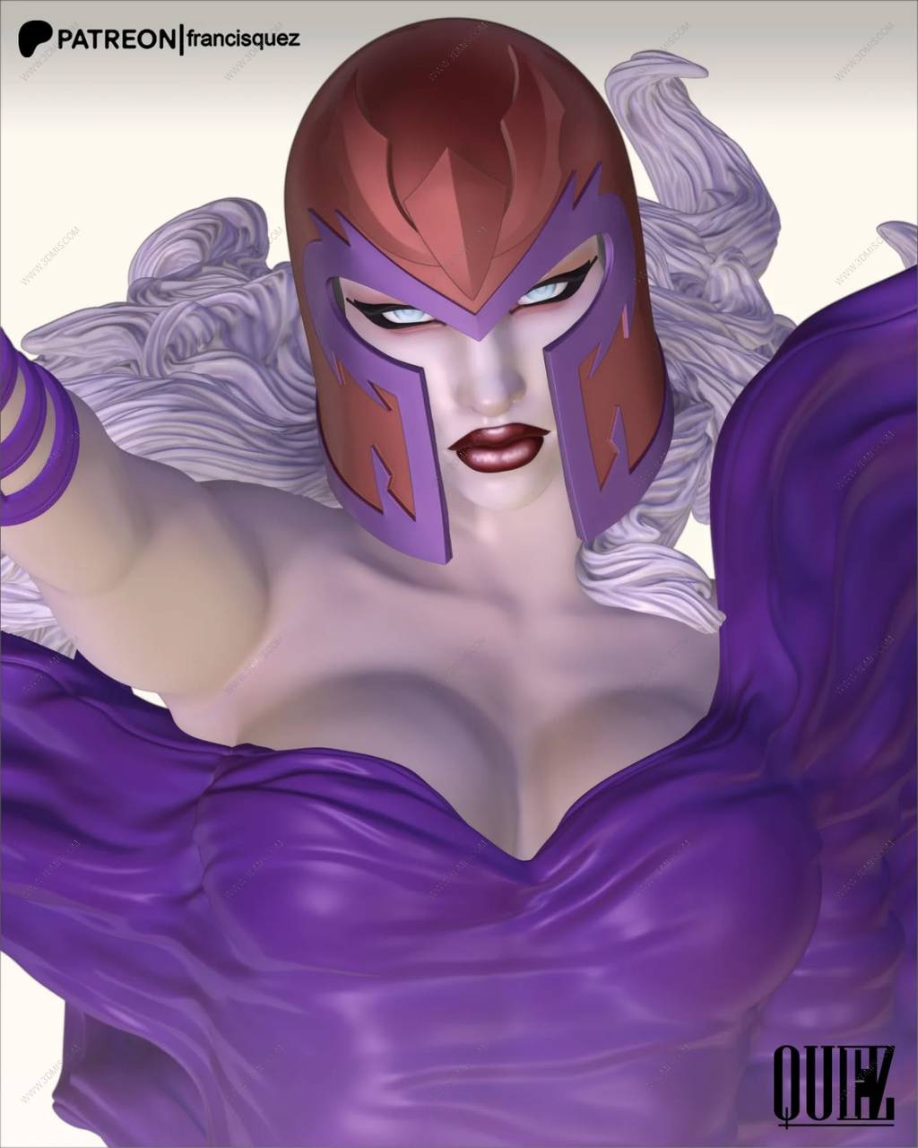 P站图纸印象馆 Francis Quez 漫威 万磁王 Francis Quez 漫威 万磁王