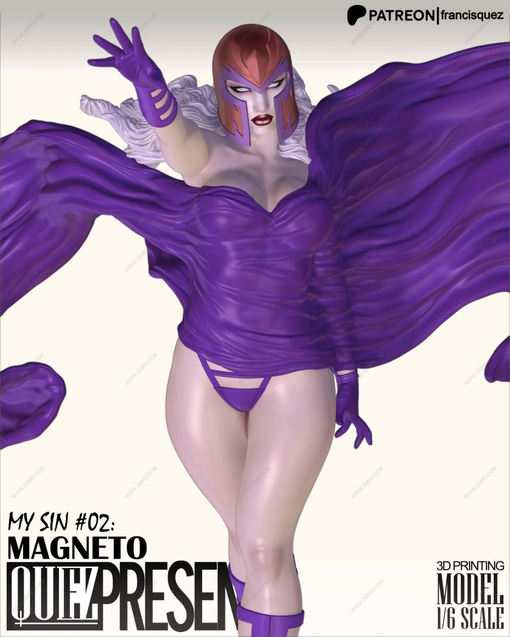 P站图纸印象馆 Francis Quez 漫威 万磁王 Francis Quez 漫威 万磁王