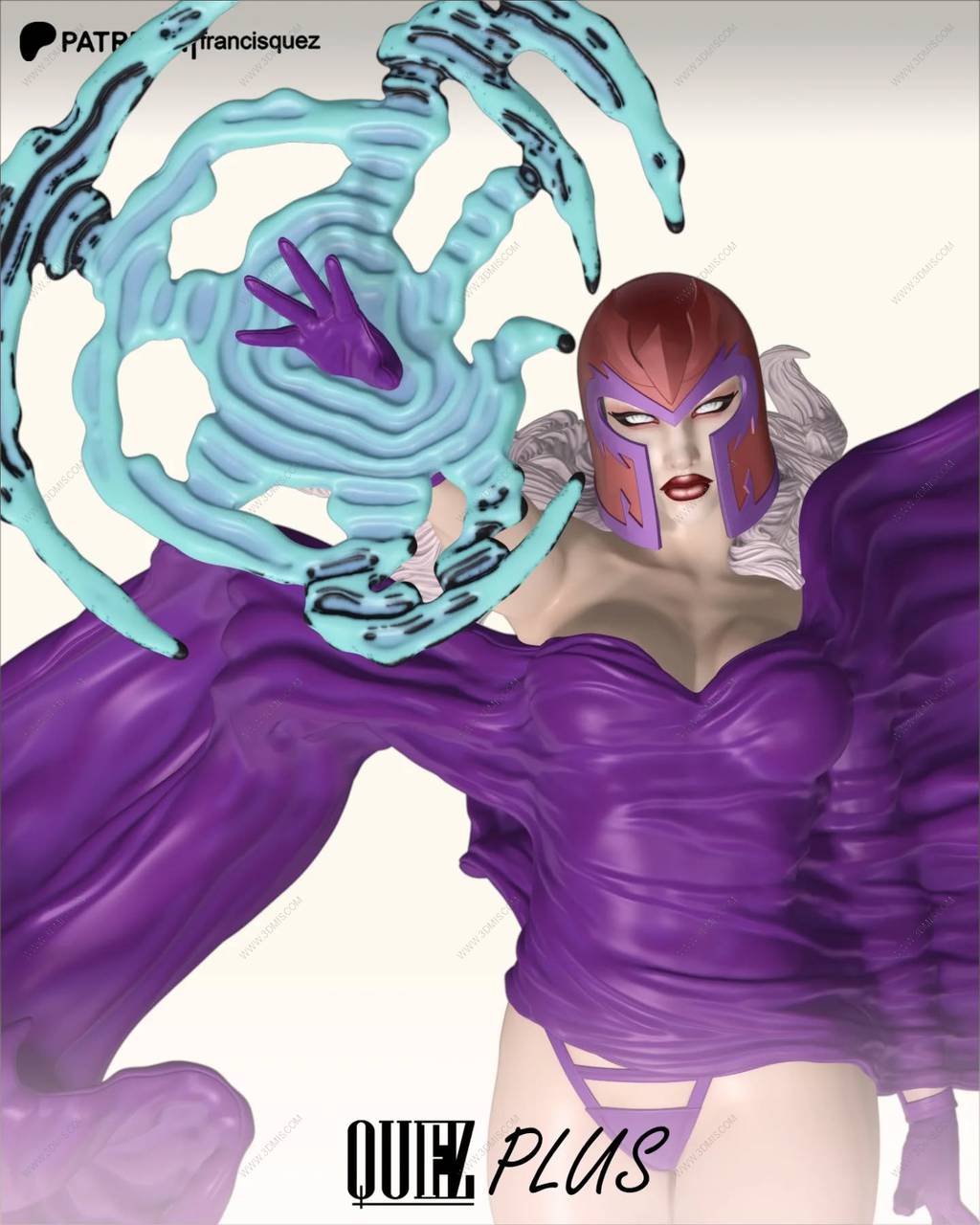 P站图纸印象馆 Francis Quez 漫威 万磁王 Francis Quez 漫威 万磁王