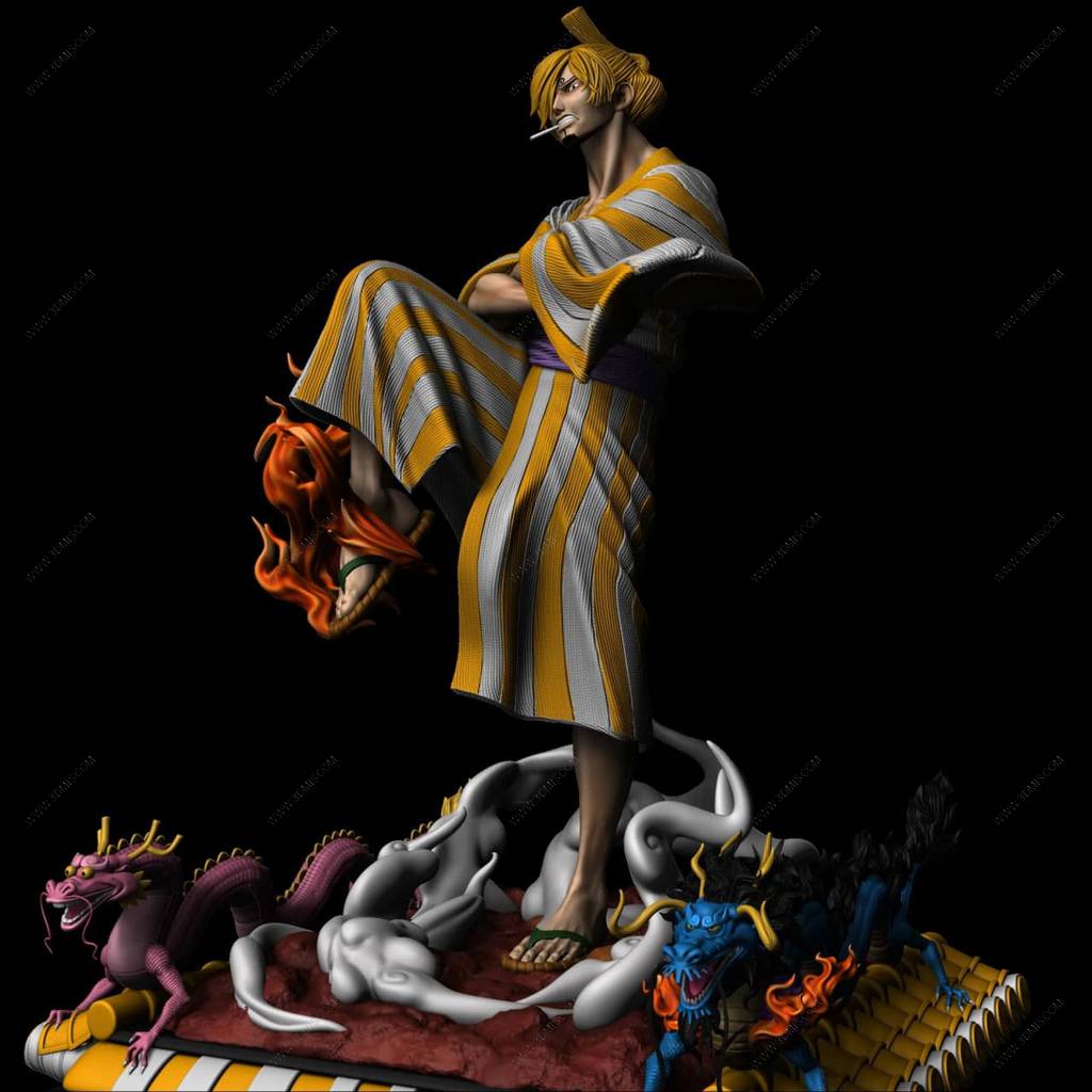 P站图纸印象馆 海贼王 山治 海贼王 山治