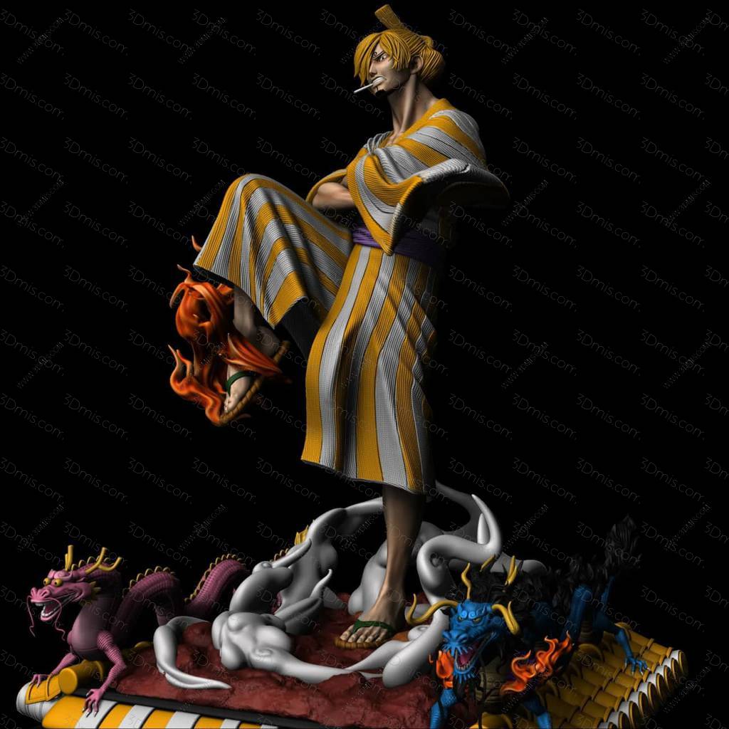 P站图纸印象馆 海贼王 山治 海贼王 山治