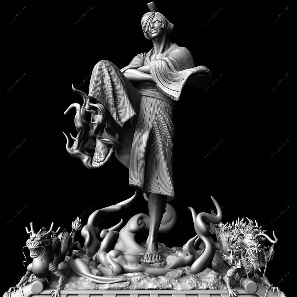 P站图纸印象馆 海贼王 山治 海贼王 山治