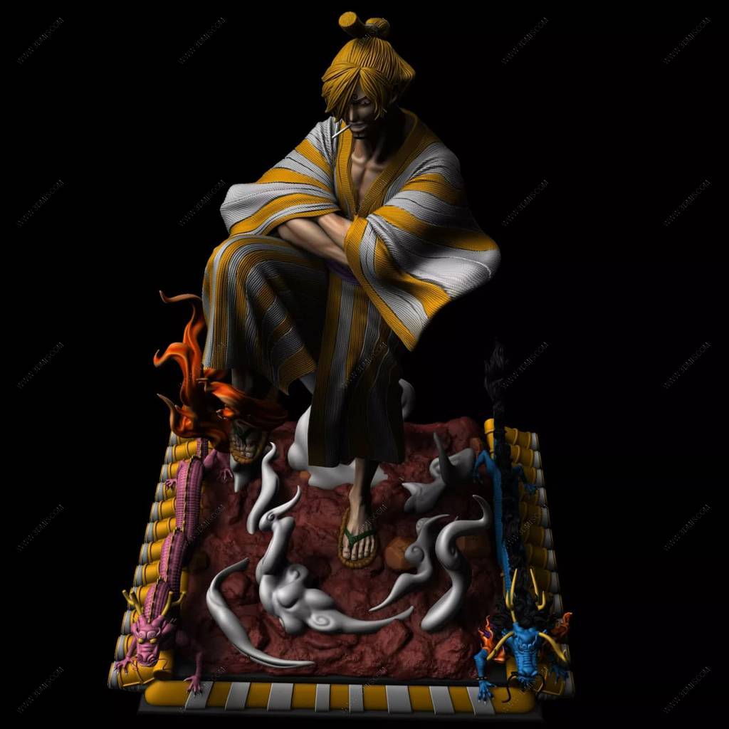 P站图纸印象馆 海贼王 山治 海贼王 山治